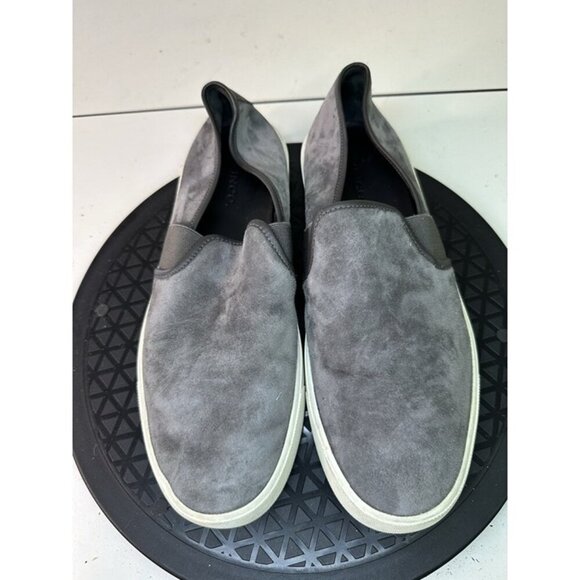 VINCE. Gray Suede Causal Slip On Sneaker Sz 8M / 38.5 - Picture 2 of 12
